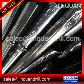 China percussive drill steel - integral drill steel, tapered rods, plug hole rods and thread rod supplier